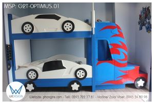 Giường 2 tầng ô tô Transformers Optimus Prime