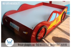 Giường ô tô 2 tầng thấp chủ đề McQueen Car