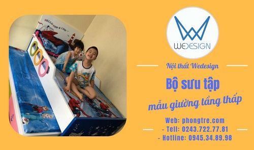 +50 mẫu giường tầng thấp cho trẻ em siêu xinh