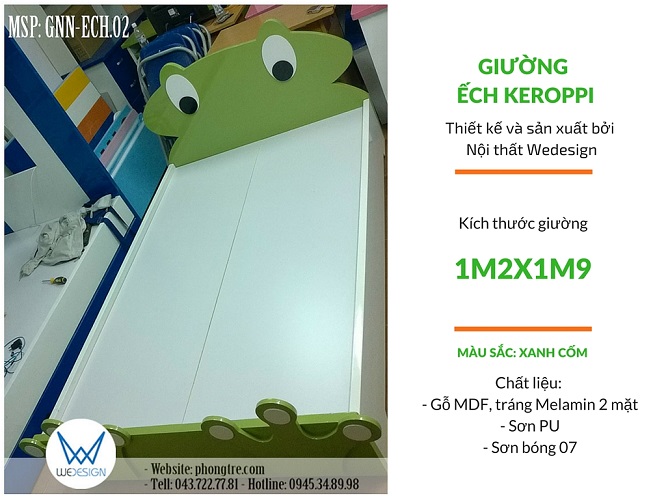 Video giường ếch Keroppi ngộ nghĩnh dành cho trẻ em