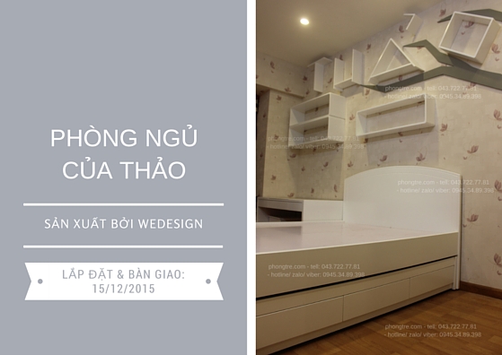 Album bộ phòng ngủ màu trắng của Thảo 