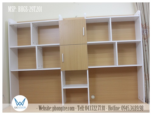 Kệ sách của bàn học đôi BHGS-29T.201
