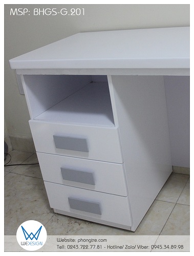 Tủ đồ 1 hộc - 2 ngăn kéo dưới mặt bàn để đồ dùng học tập