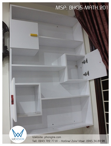 Các tay nắm tạo hình ký tự toán học được Wedesign làm từ gỗ MDF và sơn màu
