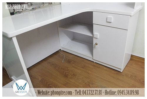 Bàn học góc BHGS-L.V01 đặt góc tường 1m1x1m3