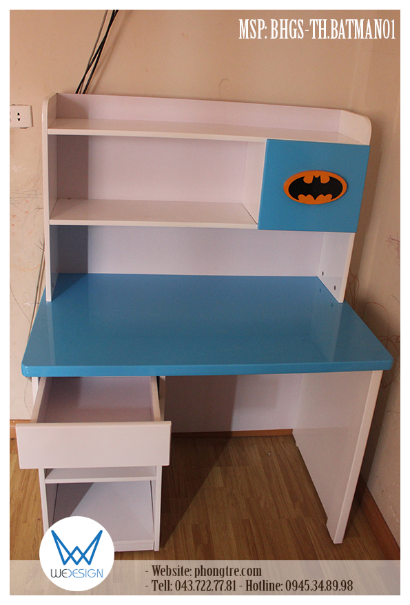 Công năng thiết kế của bàn học MSP: BHGS-TH.BATMAN01