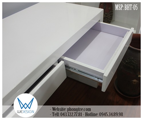 Chi tiết ngăn kéo của bàn học sinh chân hộp MSP: BHT-05