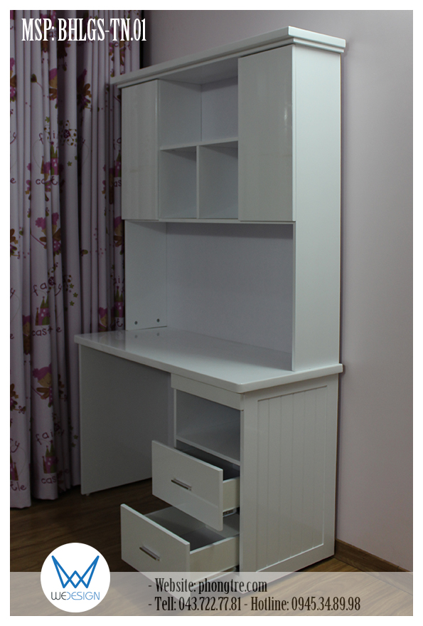 Bàn học có mặt bàn rộng 1m2 sâu 50cm