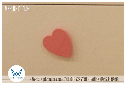 Chi tiết tay nắm hình trái ngăn kéo của bàn học MSP: BHT-TT.03
