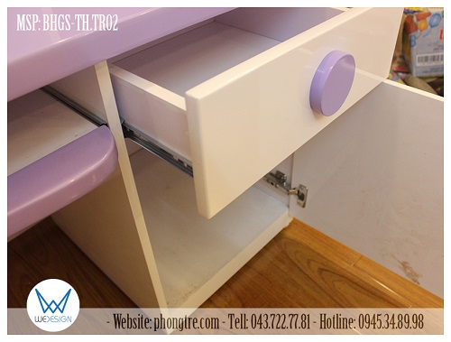 Ô tủ 1 ngăn kéo - 1 cánh dưới mặt bàn