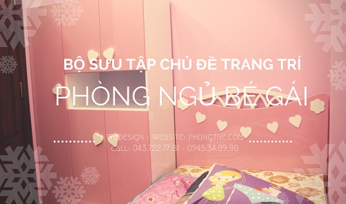 Một số chủ đề trang trí phòng ngủ bé gái dễ thương