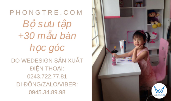 Bộ sưu tập mẫu bàn học góc chữ L do Wedesign sản xuất