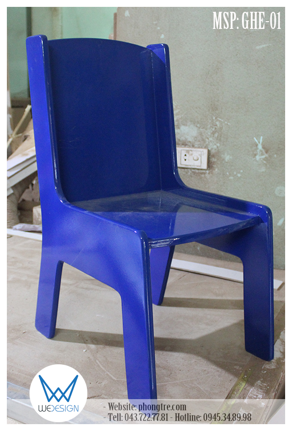 Ghế học sinh tiểu học MSP: GHE-01, góc nhìn 1