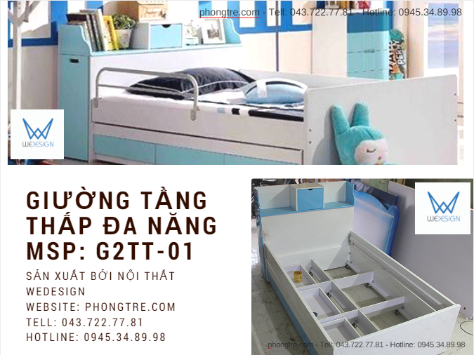 Video giường tầng thấp đa năng MSP: G2TT-01