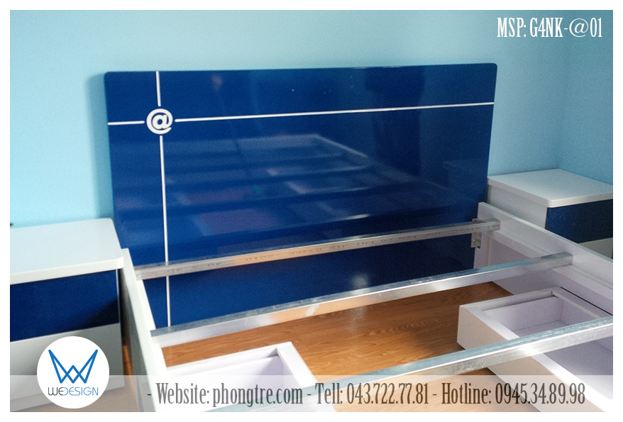 Kết cấu giường 4 ngăn kéo MSP: G4NK-@01
