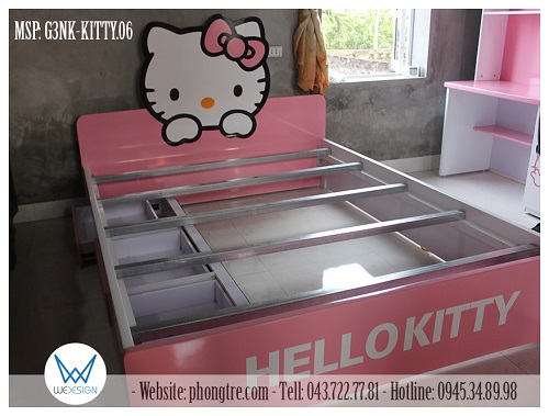 Thang giường làm bằng hộp kẽm vuông 40x40mm, dày 1.1 ly