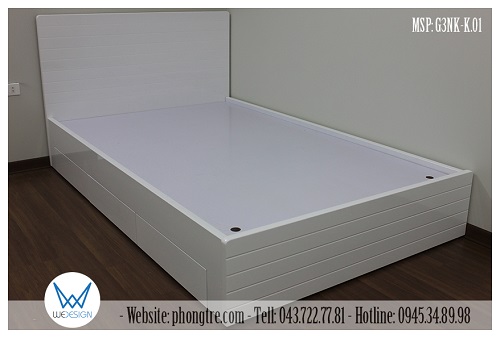 Đường soi được đưa vào trang trí cho đầu thấp và đầu cao còn thành được để trơn