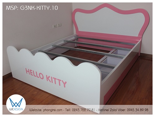 Thang giường làm bằng thanh kẽm hộp vuông 4cm, dày 1.1 ly
