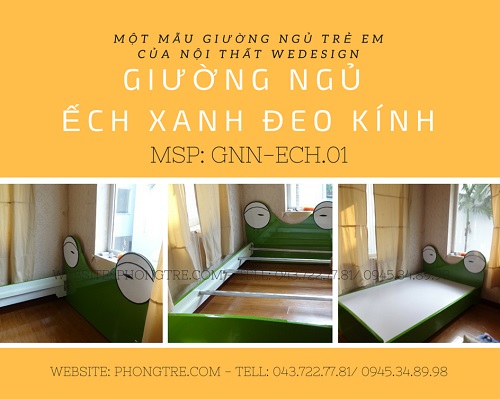 Video giường ngủ trẻ em ếch xanh đeo kính ngộ nghĩnh