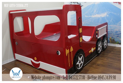 Khi đẩy giường tầng dưới vào bên trong giường tầng trên, khe tạo giữa 2 tầng giường rất nhỏ