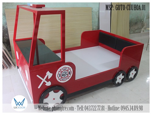 Giường ô tô cứu hỏa sử dụng dát phản 1m2x2m