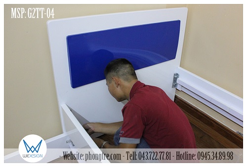 Kết cấu khung giường tầng trên của giường tầng thấp MSP: G2TT-04