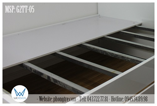 Thang & dát giường tầng trên của giường tầng kéo MSP: G2TT-05