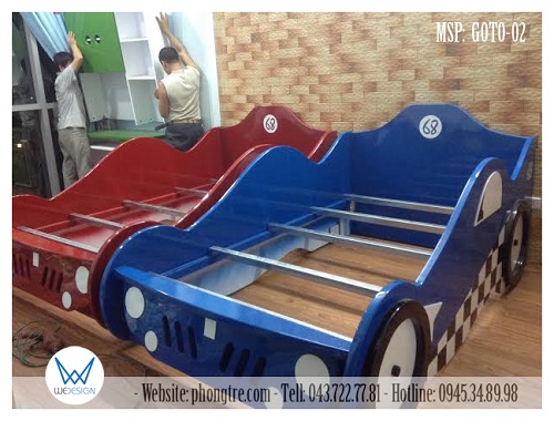 Kết cấu giường ô tô đua mang số hiệu 68