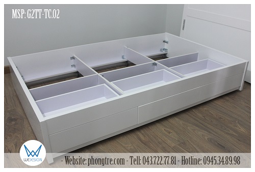 Kết cấu giường tầng dưới