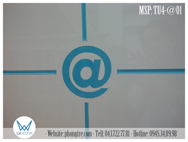 Chi tiết trang trí @ của tủ quần áo MSP: TU4-@01