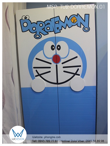 Tủ quần áo Doraemon TU2-DORAEMON.01 rộng 1m